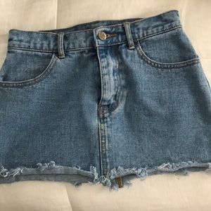 Jean skirt